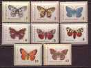 L1407 - BULGARIE BULGARIA Yv N°1155/62 ** PAPILLONS BUTTERFLIES - Nuovi