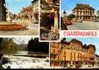 CARTE POSTALE DE CHAMPAGNOLE - VOITURES 4CV- R10 - 2 CV- DAUPHINE - Champagnole