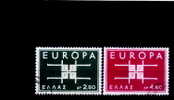 Grece Yv.no.799/800 Obliteres,serie Complete - 1963