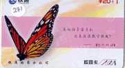 PAPILLON Butterfly SCHMETTERLING VlinderTelecarte (271) - Schmetterlinge