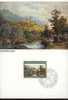 Liechtenstein CM 1er Jour FDC 150° Anniversaire Naissance Du Peintre Paysagiste Menziguer- Bendern - Cartoline Maximum