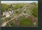 CPSM - En Avion Au-dessus De ... Najac - L'église Et Le Château Fort ( Vue Aérienne LAPIE 6) - Najac