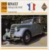 AU 13 - RENAULT PRIMAQUATRE SPORT - 1939 - 1940 - - Sonstige & Ohne Zuordnung