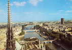 Paris Panorama Sur La Seine Depuis La Fleche De Notre Dame - Le Anse Della Senna