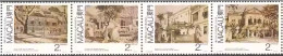 1989  MACAO COLORFUL Paintings 4v STAMP - Unused Stamps