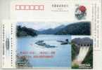 Water Law,Flood Control Law,Dam,China 2000 Datian Water Project Bureau Advertising Postal Stationery Card - Agua