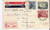 Au085/ Einschreiben – Erstflug Adelaida-Perth Mit Seltenem“ Labele“ - Covers & Documents