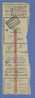 Spoorwegstempel NIVELLES-NORD 23/8/1933 Op Strooje, Met Bestemming HAREN - Altri & Non Classificati