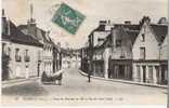 BLERE 37 Place Du Marché Au Blé Et Rue Du Pont (sud) Avec Attelage Collection LL Avec Timbre En Date Du 14-07-1914 - Bléré