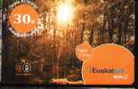 EKR-014/2 Cupon De Recarga 30€ . Euskaltel - Pais Vasco Trees - Euskaltel