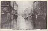 INONDATIONS PARIS INONDE (Janvier 1910) Avenue Ledru Rollin Cpa Animée - Floods