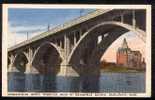 BESSBOROUGH HOTEL THROUGH ARCH OF BROADWAY BRIDGE.SASKATOON.SASK. - Sonstige & Ohne Zuordnung