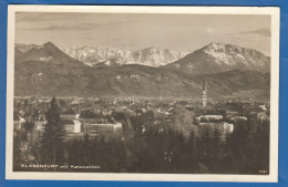 Österreich; Klagenfurt Mit Karawanken; 1930 - Klagenfurt