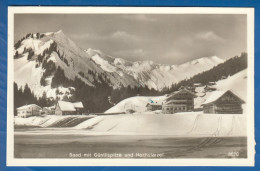 Österreich; Baad; Güntlispitze Und Hochstarzel; 1952; Stempel Riezlern Sondertarif; Kleinwalsertal - Kleinwalsertal
