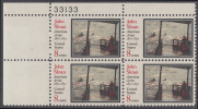 !a! USA Sc# 1433 MNH PLATEBLOCK (UL/33133) - John Sloan - Unused Stamps