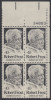 !a! USA Sc# 1526 MNH PLATEBLOCK (UR/34883) - Robert Frost - Unused Stamps