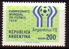 ARGENTINA - 1978(77) - World Footbal Coup - 1v - MNH - 1978 – Argentine