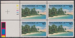 !a! USA Sc# C127 MNH PLATEBLOCK (UL/A1111/a) - Pre Columbian America; Tropical Coast - 3b. 1961-... Neufs