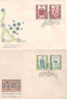 POLAND 1959 FOLK COSTUMES 2items FDC - FDC