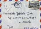 AEF Lettre De Fort Lamy 1958 Via Auch - Brieven En Documenten