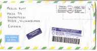 GOOD " REGISTERED " Postal Cover BRAZIL To ESTONIA 2007 - Postage Paid 6,10 - Lettres & Documents