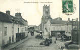 78 - YVELINES - NEAUPHTE Le CHATEAU - PLACE Aux HERBES - MARCHE - COMMERCES - BELLE CARTE -  EDIT. PAVIE - Neauphle Le Chateau