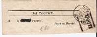 Fdi013 / TAHITI -  1884 – Streifband – (wrapper) Wegen Markenmangels Mit Gebührenstempel 5 C. - Briefe U. Dokumente