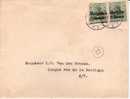 BELGIUM USED COVER CANCELED BAR ANTWERPEN - OC1/25 Generaal Gouvernement