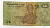 BILLET DE 50 Fifty Piastres  CENTRAL BANK OF EGYPT - Egypte