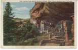 Spruce Tree House, Northern Portion, Mesa Verde National Park, Colorado. Colored. - Mesa Verde