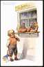 Child With Doll Outside Gingerbread Shop - Artist Signed C. Moos ´05 - Moos, Carl
