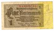Billet  Allemand De  1 Rentenmark 1937 - 1 Rentenmark