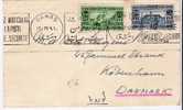 Sy026/ Syrien,  1927 – Brief Nach Kopenhagen Mit Maschinenstempel, Posteigenwerbung - Lettres & Documents