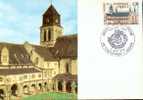 FRANCE CARTE MAXIMUM NUM YVERT 2002  ABBAYE DE FONTEVRAUD - 2000-2009