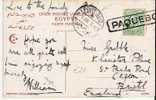 BD021/1908, King Eduard, Paquebot, Port Said, Auf Ansichtskarte, Kairo (Schiffspost, Ship Mail) - Brieven En Documenten