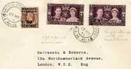 BD077 / Casablanca BPO, Mischfrankatur Franz./brit. Ausgaben. FDC - Briefe U. Dokumente
