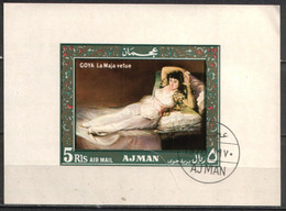 Adschman / Ajman  - Block 118 Gestempelt - Miniature Sheet Used (G221) - Nudes