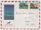 Belle Enveloppe Polynésie Française Avec Timbres 4F Et 26F - Brieven En Documenten