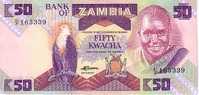 ZAMBIE   50 Kwacha   Non Daté (1986-1988)   Pick 28a  Signature 7    *****BILLET  NEUF***** - Zambia