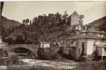 11 / AXAT / LE VIEUX PONT / L EGLISE ET LE CHATEAU / RARE CPSM - Axat