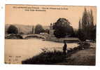 Juin7 8914374  Villeneuve Sur Yonne  Le Pont Et La Tour Bonneville  Et Un Pêcheur - Villeneuve-sur-Yonne