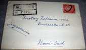 USA,North America,Cover,Registered,Letter,Red Cross,Additional Stamps,vintage - Briefe U. Dokumente