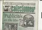 LA VIE DU COLLECTIONNEUR, N° 371, Juin 2001 : Publicités Tôle Litho, Journaux étrangers, Les Coiffes En Cartes Postales - Brocantes & Collections