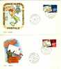 ITALIA FDC "ROMA"  1967  ADOZIONE DEL CODICE AVVIAMENTO POSTALE CAP 1° SERIE. X 2 - Code Postal