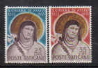 V46 - VATICANO 1953: Santa Chiara N. 169/170  *** - Unused Stamps