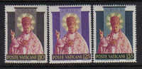 V49a - VATICANO 1954: Santificazione Pio X  N. 182/184  *** - Unused Stamps