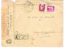 615)assicurata Con 2£+5£ Imperiale Da Siracusa A Messina  Il 28-4-1945 - Poststempel