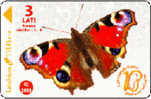 Latvia -butterfly- Chip Phonecard 2005 Y - Schmetterlinge