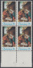 !a! USA Sc# 1414 MNH BLOCK W/ Bottom Margins - Nativity - Ungebraucht