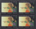 !a! USA Sc# 3556 MNH BLOCK - Mentoring A Child - Ungebraucht